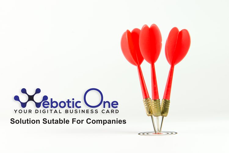 Streamlining Company Contacts: Enhance Networking Efficiency with Webotic.One's Digital Business Card Solution